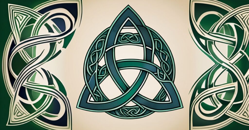 Triquetra znaczenie: Symbol mocy, miłości i wieczności.