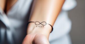 Tatuaż imiona dzieci na ręce: Słodka pamiątka na zawsze